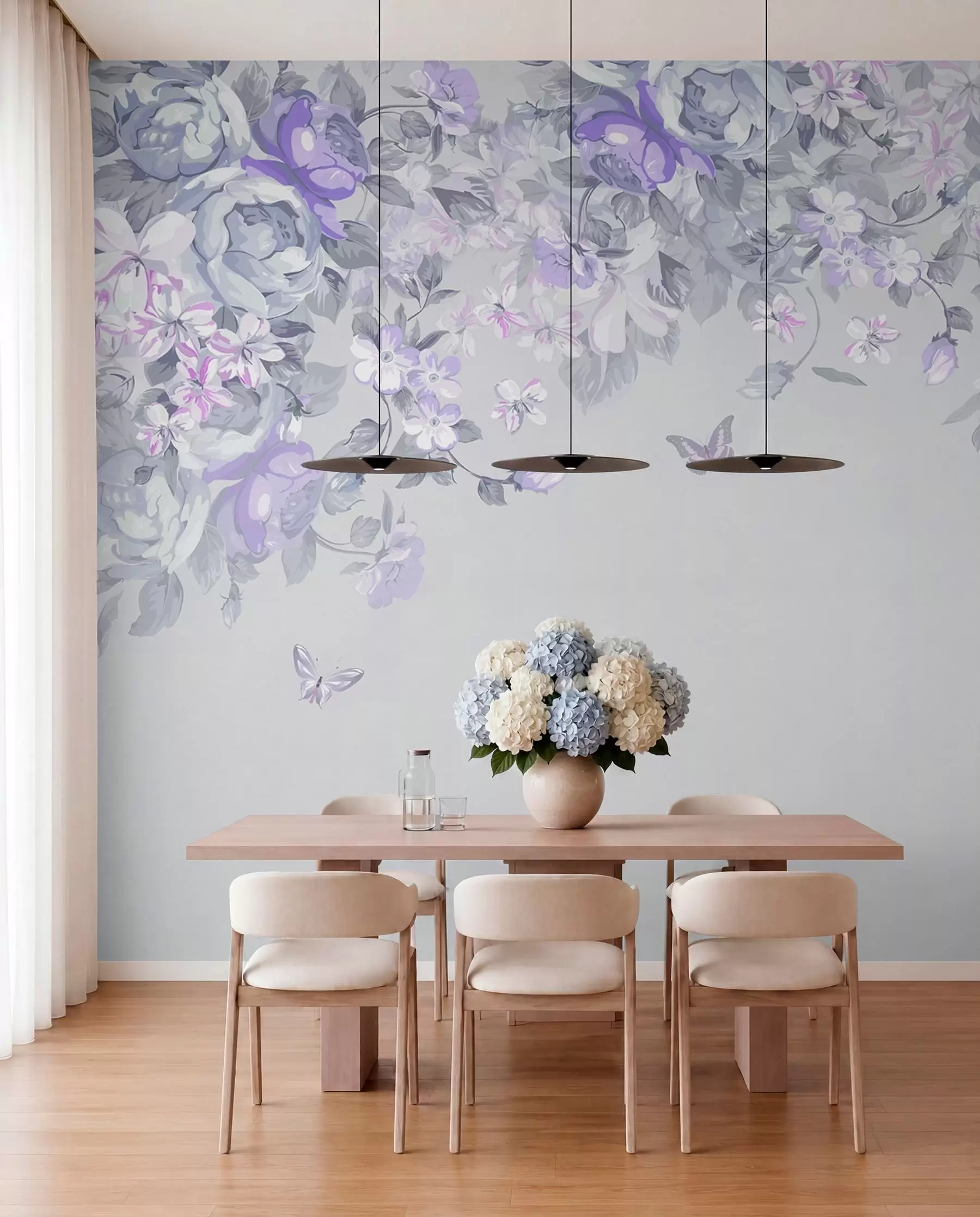 Fotobehang Violette tuinboog u94295v3