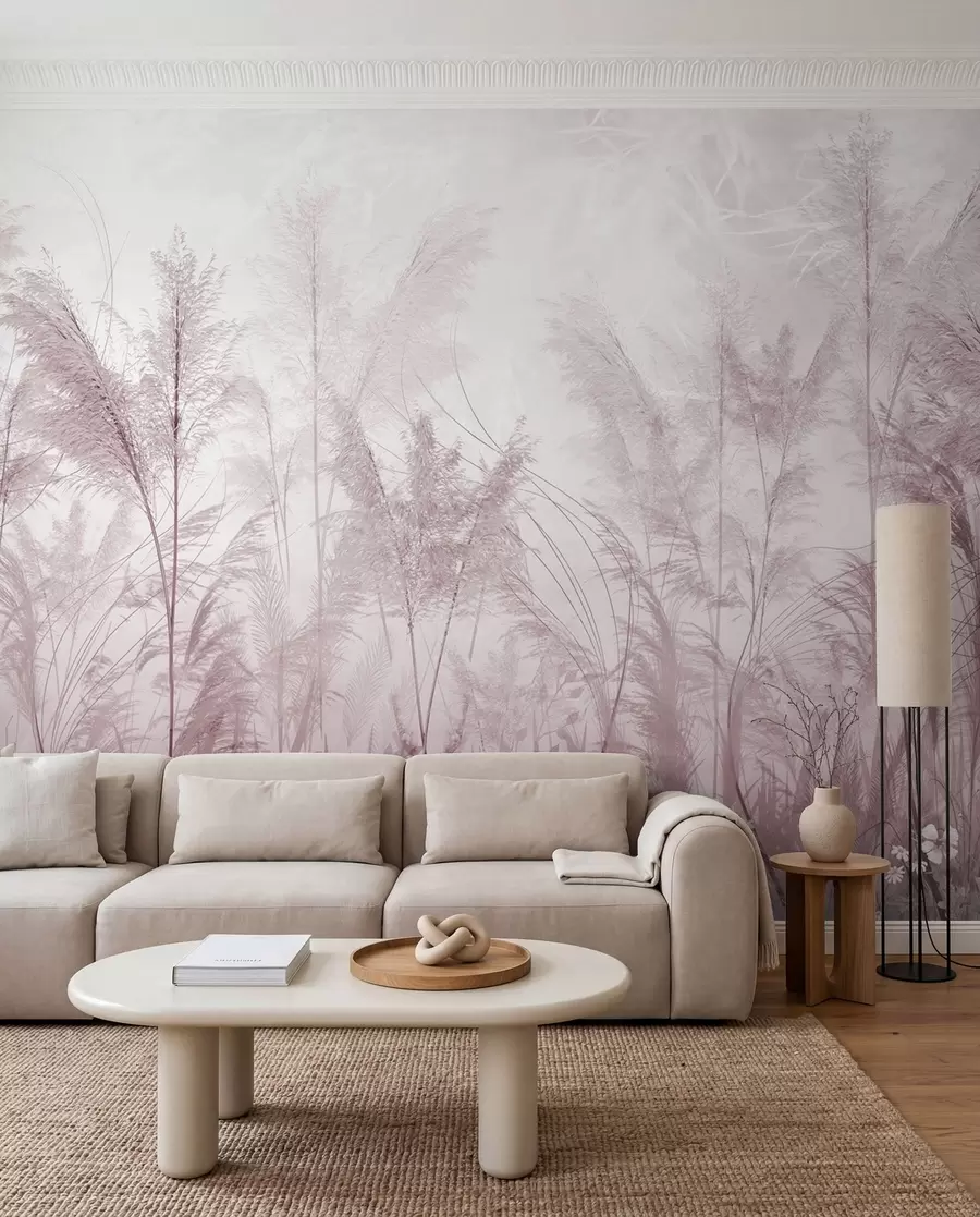 Fotobehang Pastelweide — Mauve u93903v2