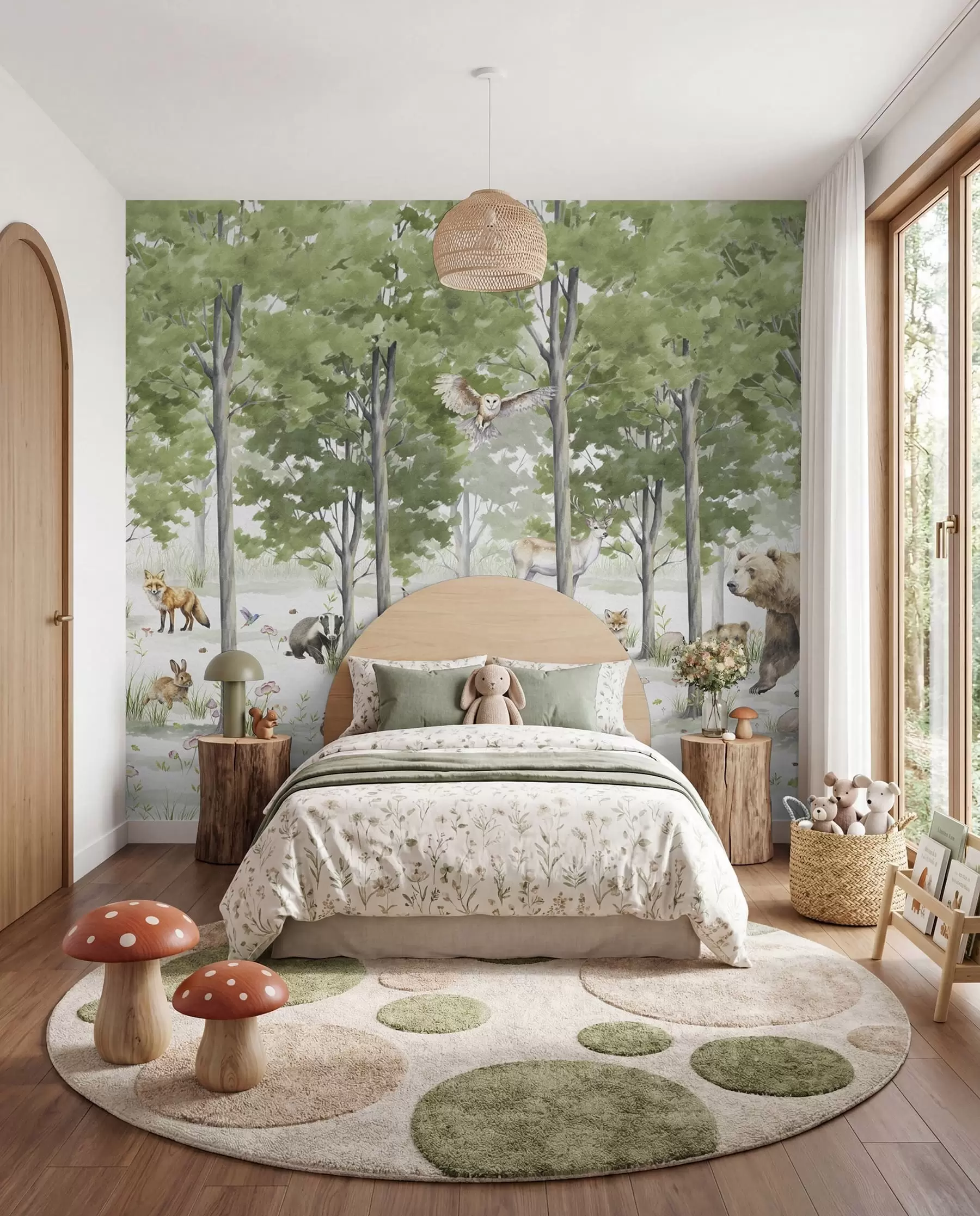 Fotobehang Bosvriendjes u97741