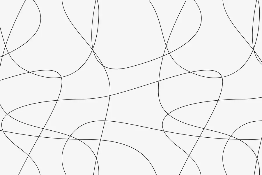 Fotobehang Stijlvol behang met lijnen in boho-stijl u98563