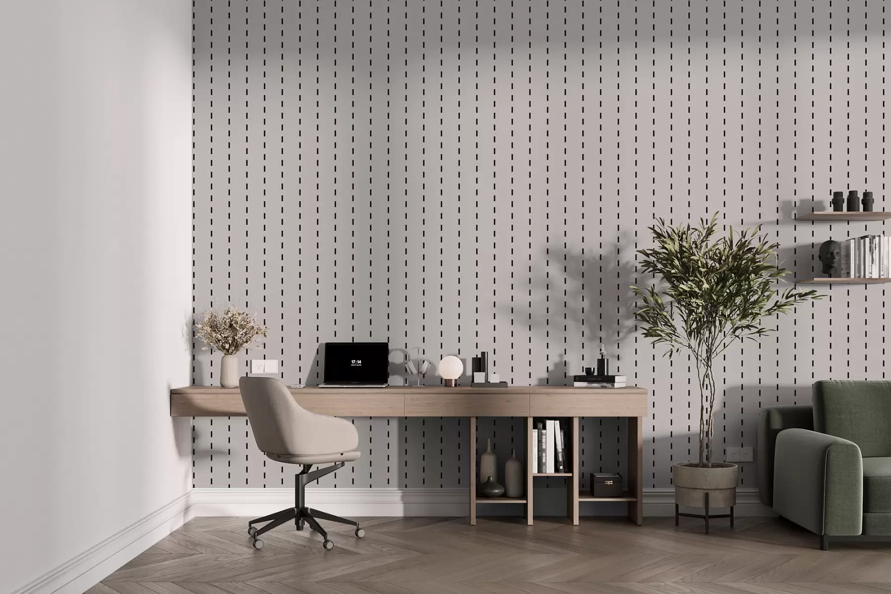 Fotobehang Lineair behang minimalisme Scandinavische stijl hygge u98569