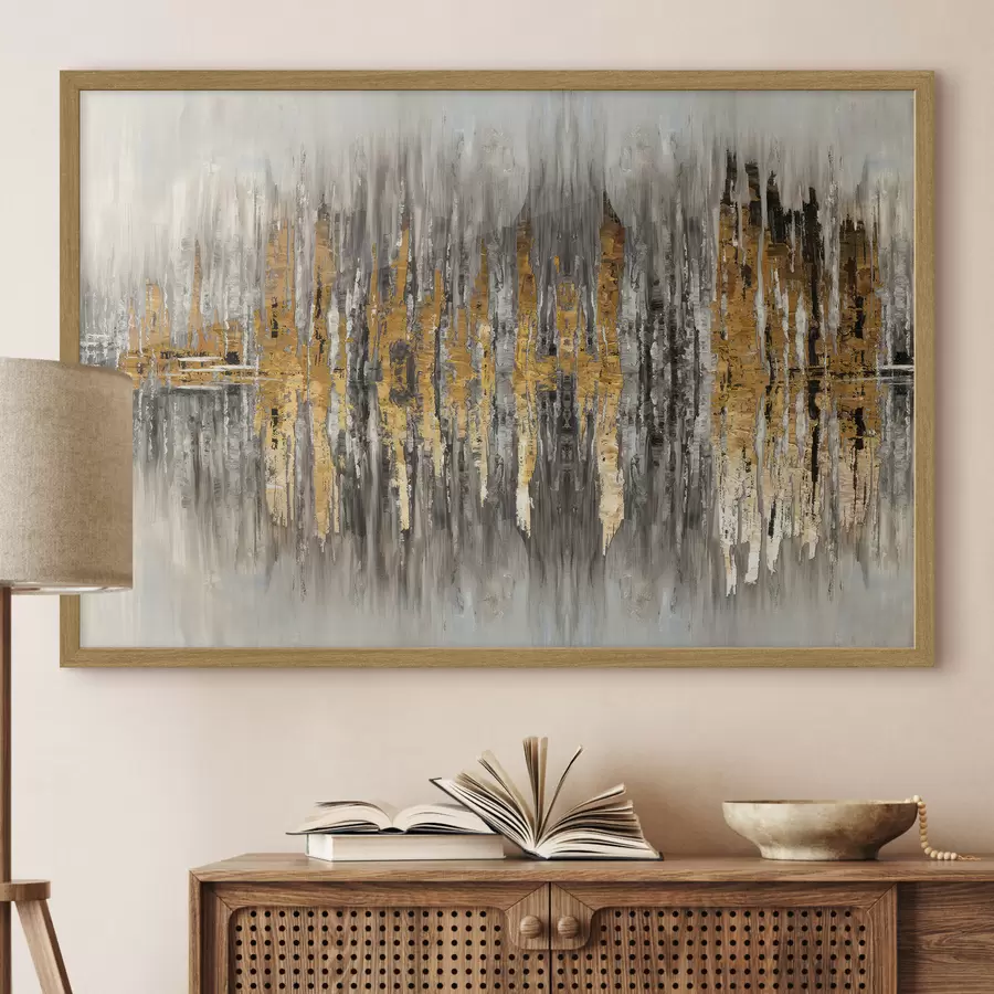 Fotobehang Gouden echo’s f33724