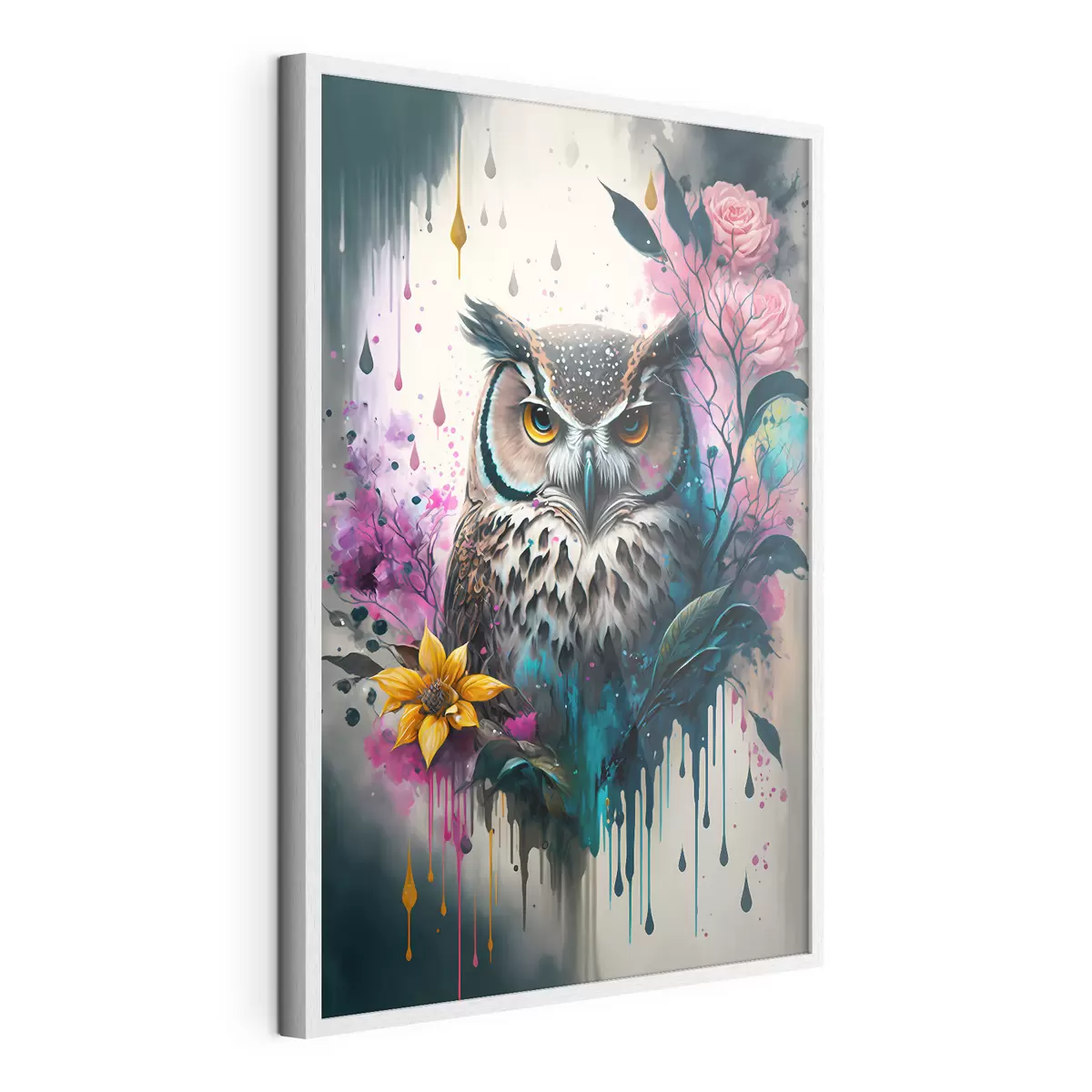 Poster Daguil met bloemen f35348