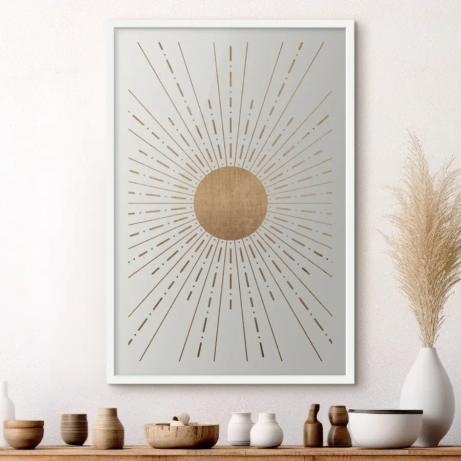 Fotobehang Boho stijl zonneschijn f35879