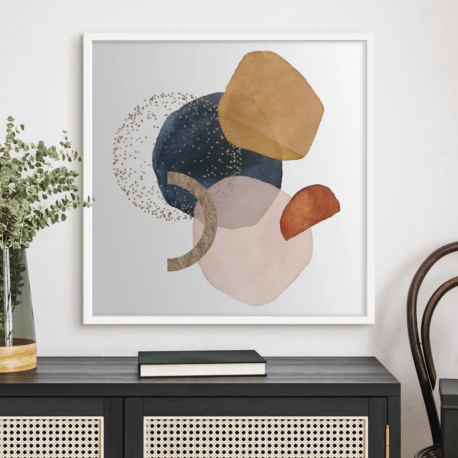 Fotobehang Beige en rode rozen op een witte achtergrond f35955