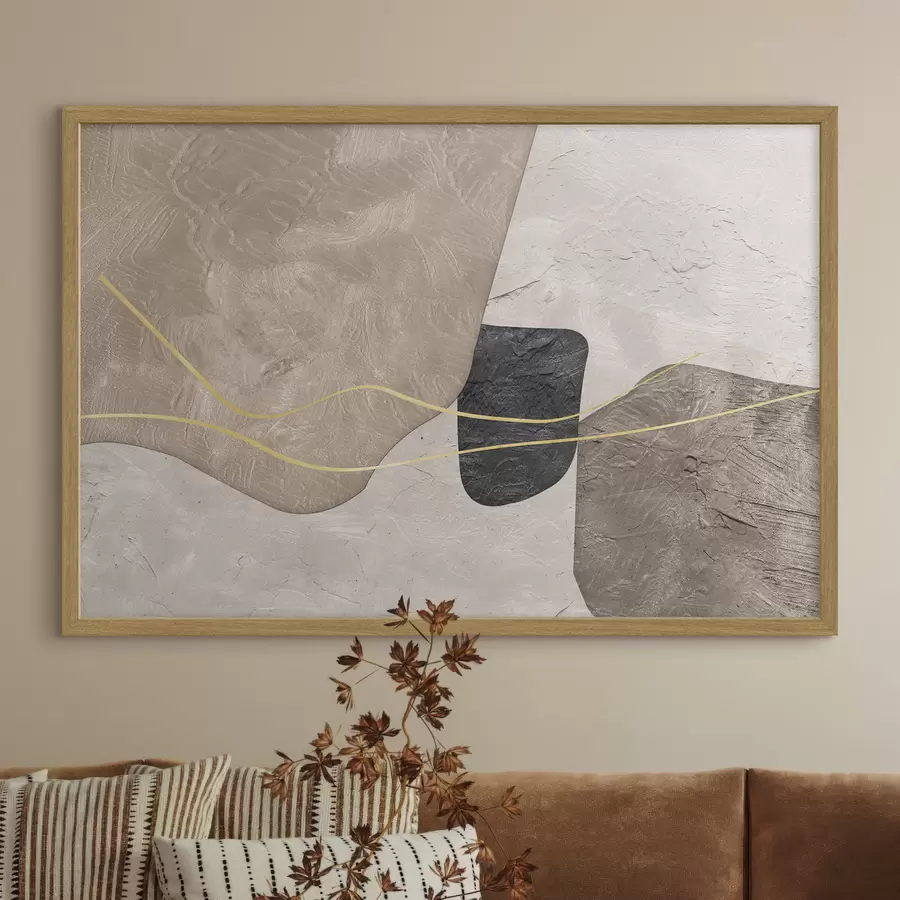 Fotobehang De gouden draad f36154
