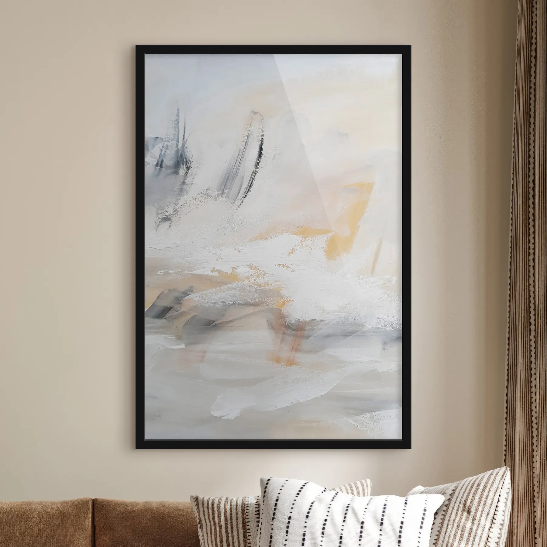 Fotobehang verfstreken f34100