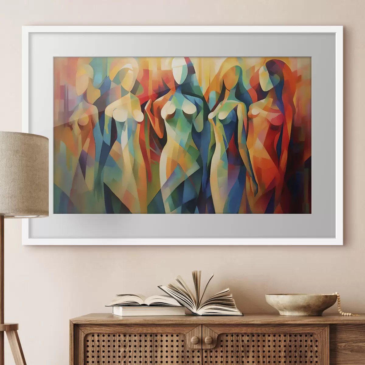 Poster Silhouetten van vrouwen f33844