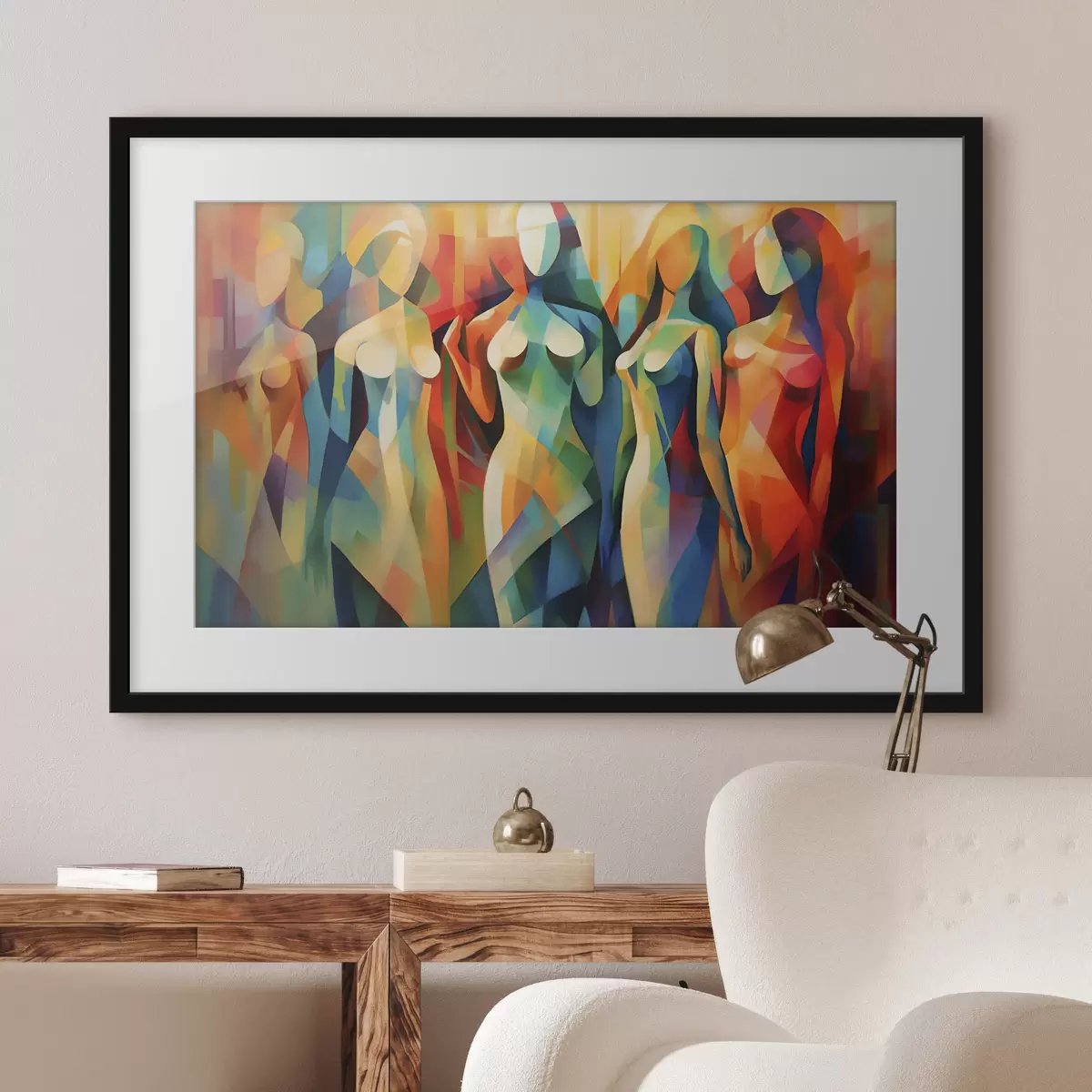 Poster Silhouetten van vrouwen f33844