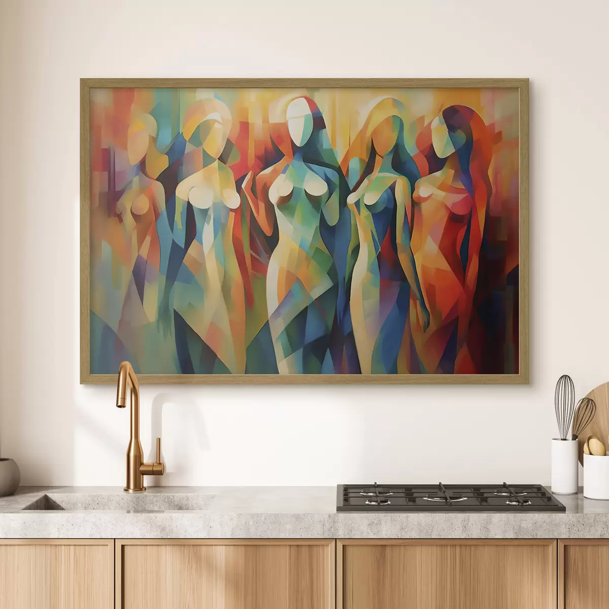 Poster Silhouetten van vrouwen f33844