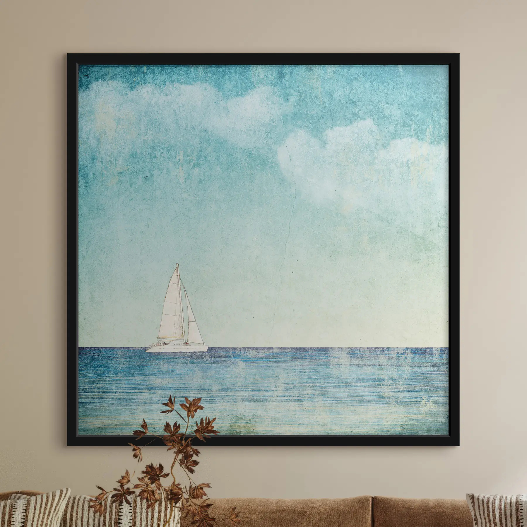 Fotobehang Zeilboot f09965