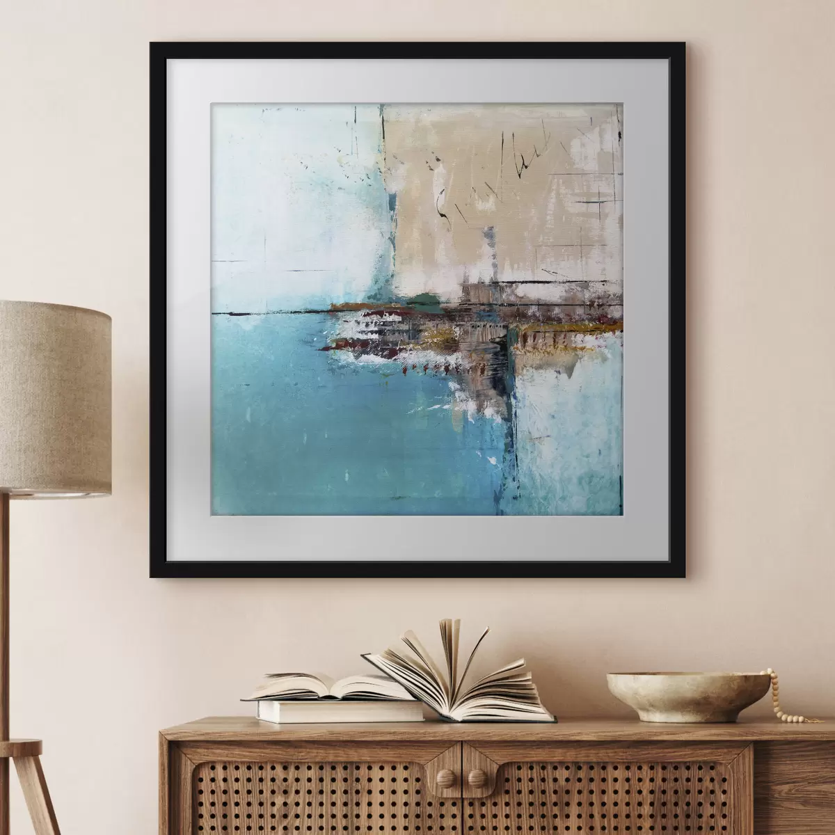 Poster Turquoise haven f01169