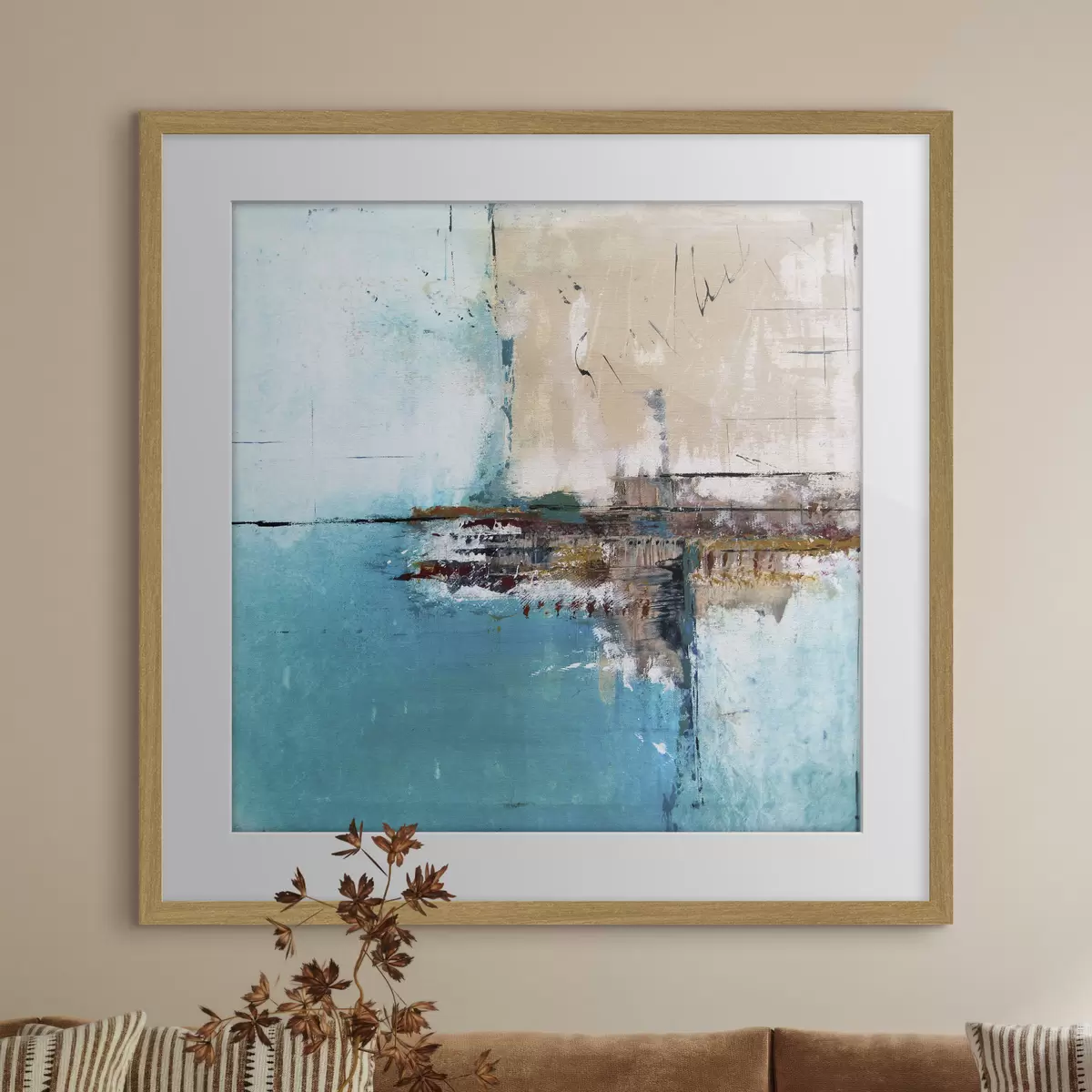 Poster Turquoise haven f01169