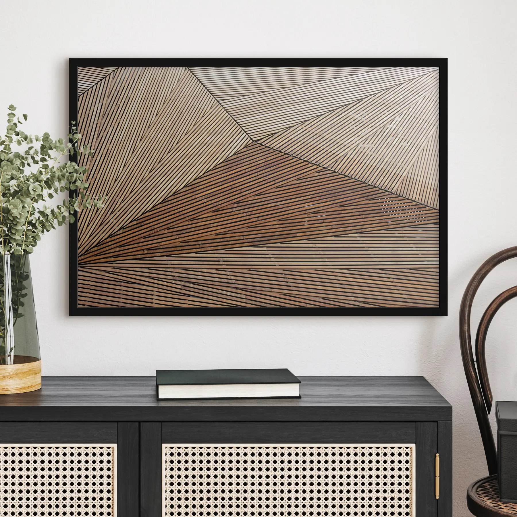 Fotobehang Houten constructie f32750