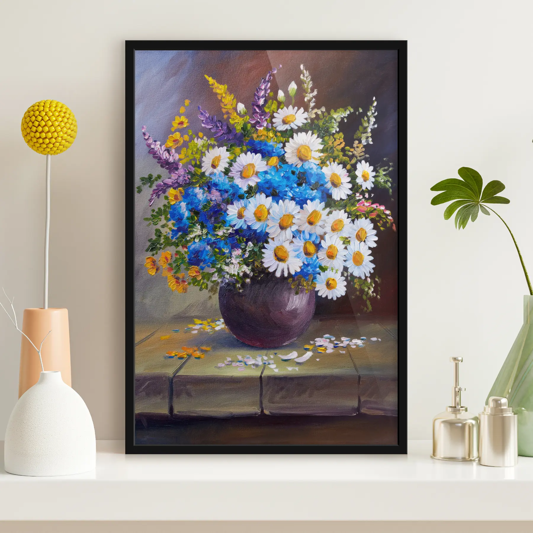 Fotobehang Boeket op tafel f29912