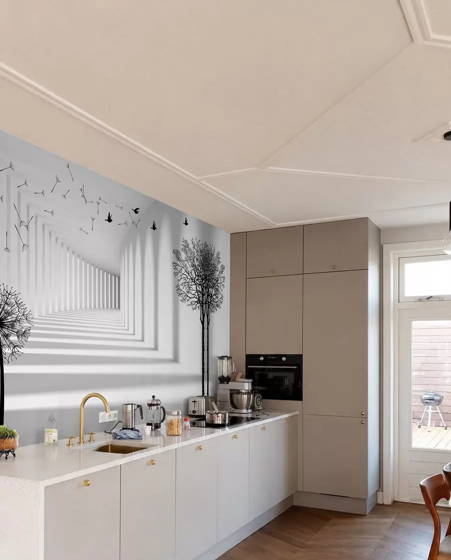 Fotobehang Diepte en licht u37803d2