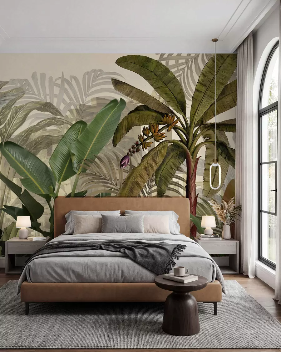 Fotobehang Tropische jungle en bladeren u74748d1
