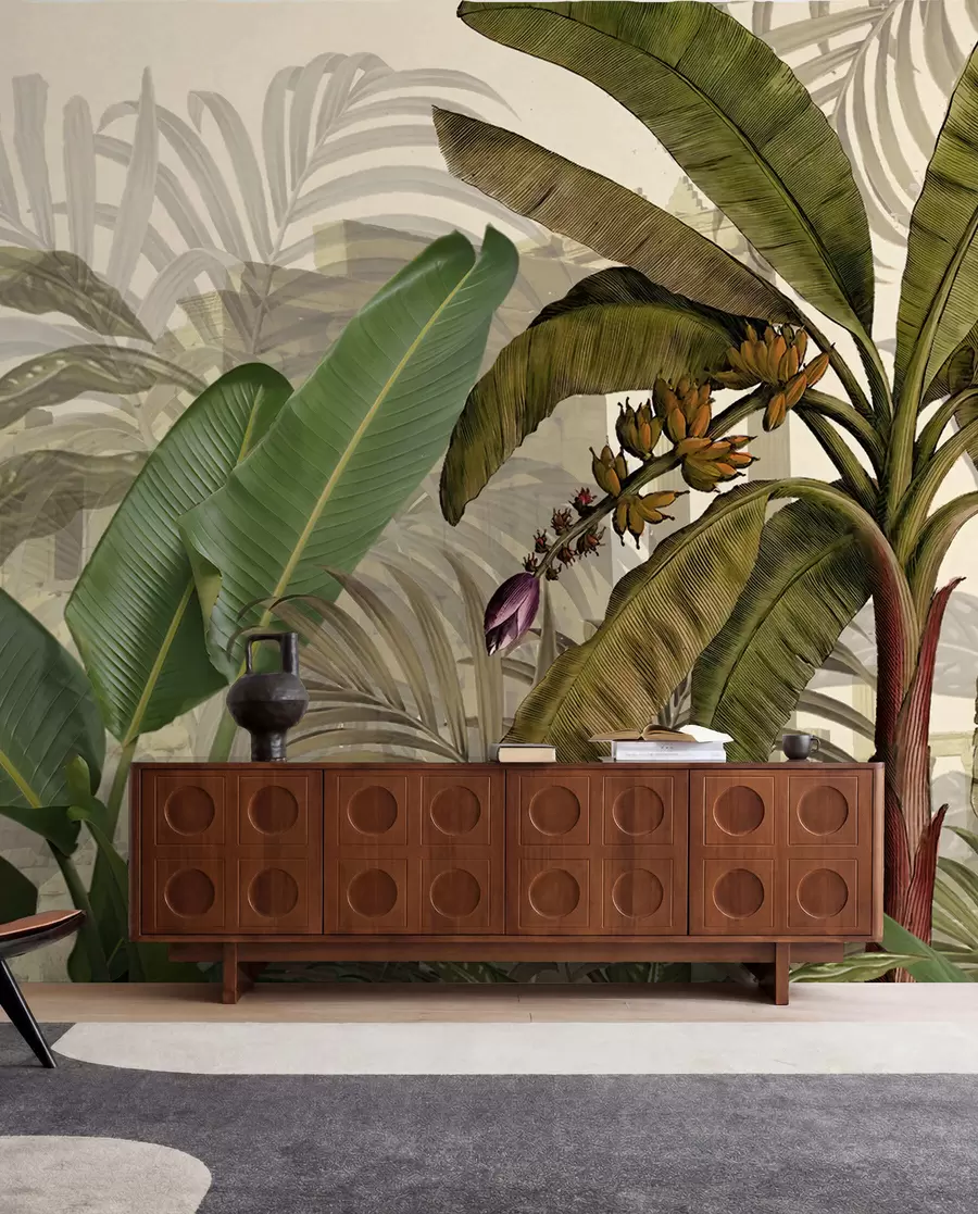 Fotobehang Tropische jungle en bladeren u74748d1