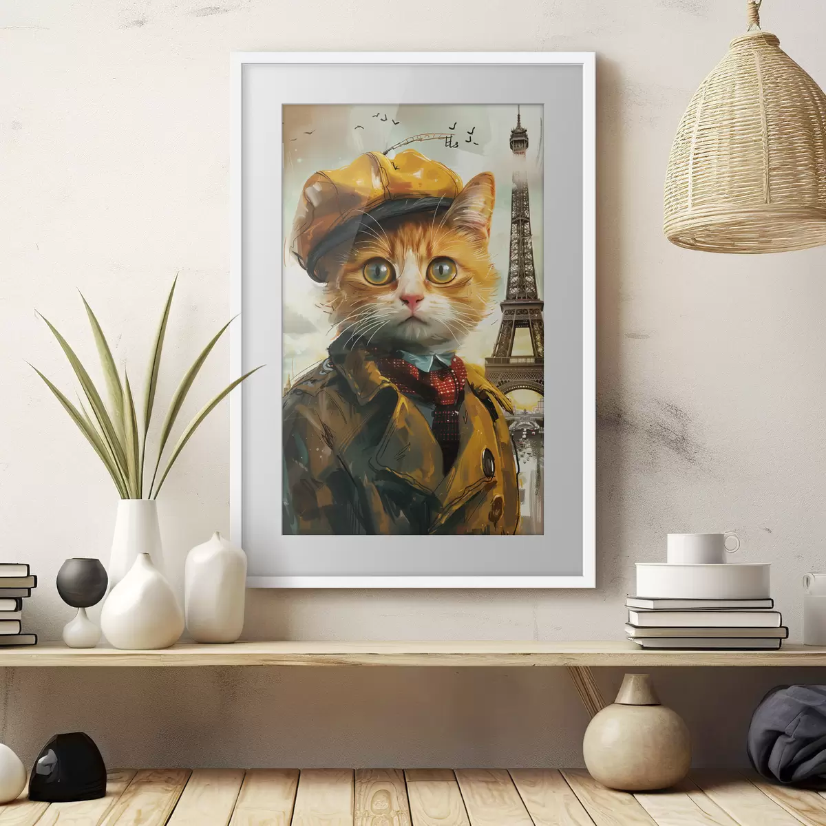 Poster Een kat in Parijs f37456