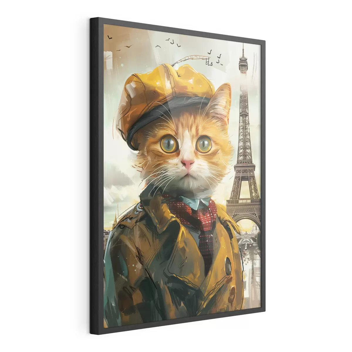 Poster Een kat in Parijs f37456