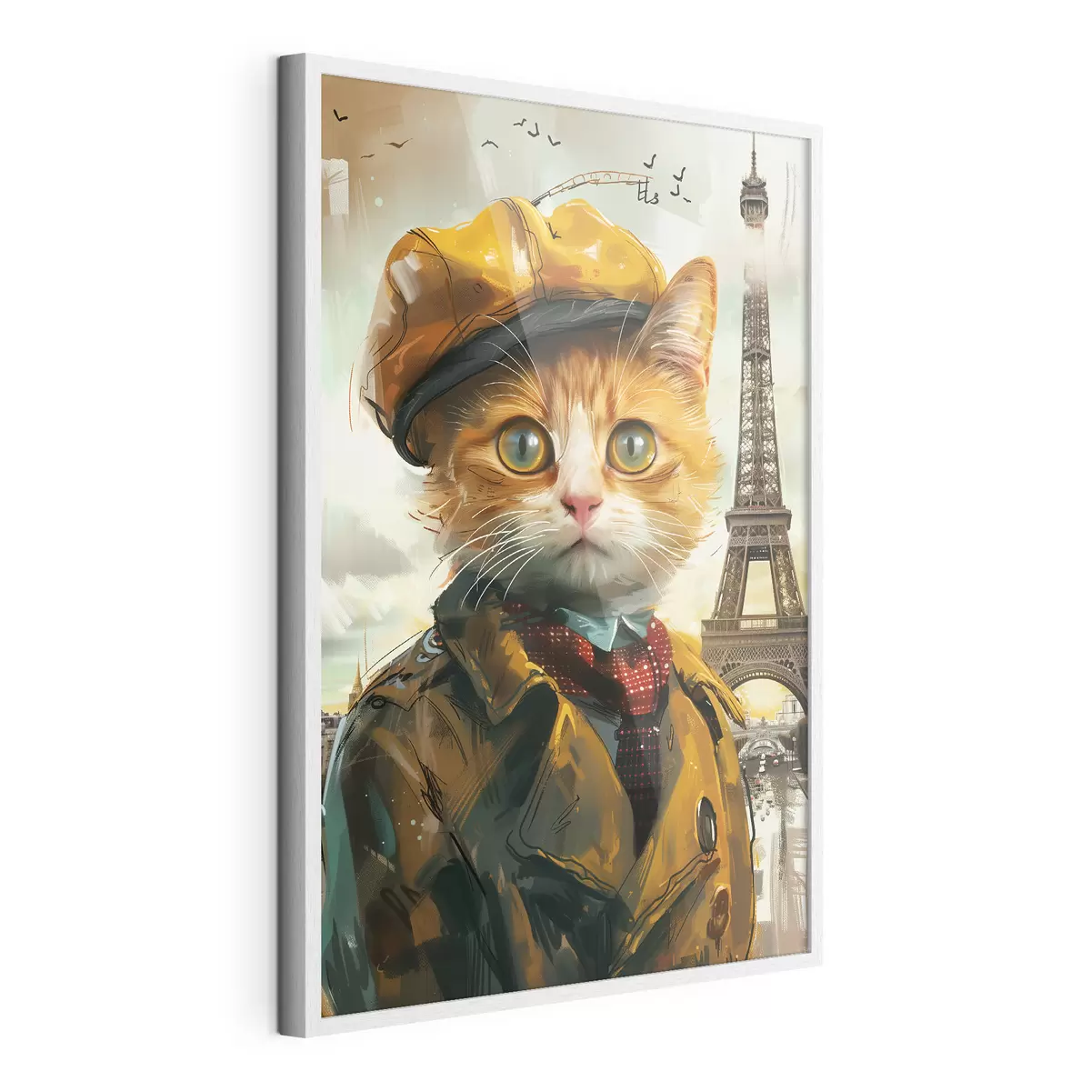 Poster Een kat in Parijs f37456