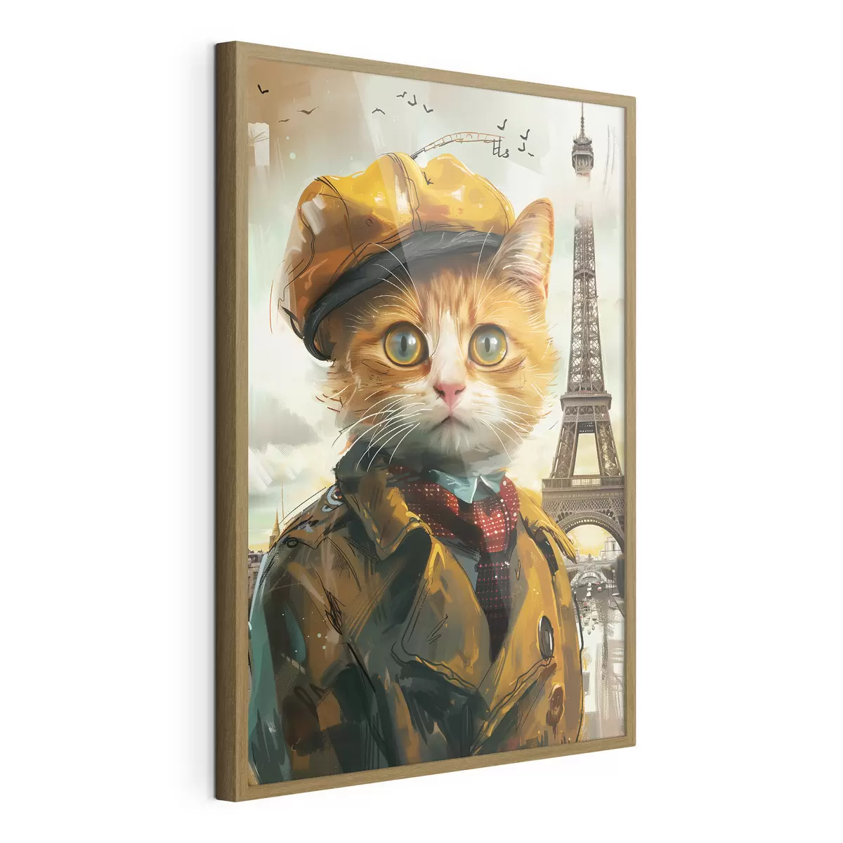 Poster Een kat in Parijs f37456