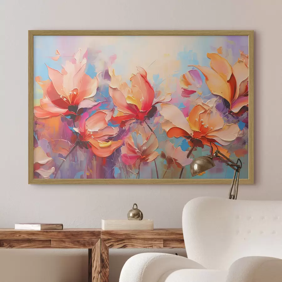Fotobehang Aquarel bloemen f37535