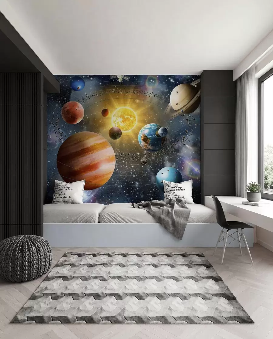 Fotobehang Reis tussen planeten I u97222d1
