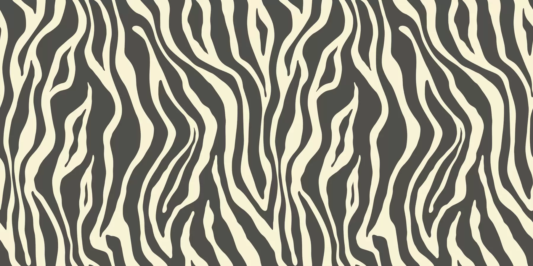 Fotobehang Vectorafdruk van zebrahuid in zwart en witte kleuren u99173v3